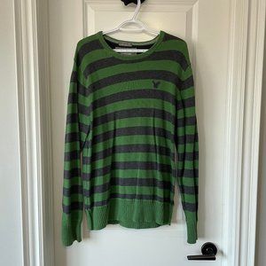 American Eagle Vintage Fit Striped Sweater XL